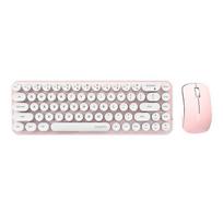 MOFII Wireless keyboard + mouse set MOFII Bean 2.4G (White-Pink)