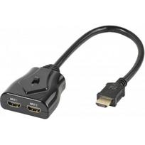 Vivanco HDMI - HDMI switch 0.35 m Black