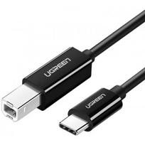 Ugreen US241 Printer Cable USB-C 2.0 to USB-B 1m Black