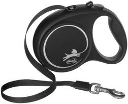 pavadelis flexi s 5m - FLEXI Black Design S Cord 5 m black  automatinis pavadėlis - 2 nuotrauka