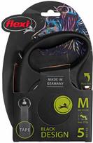 pavadelis flexi s 5m - FLEXI Black Design S Cord 5 m black  automatinis pavadėlis - 9 nuotrauka