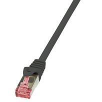 LogiLink CAT 6 S/FTP Cable Black 0.5m