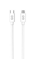 Epico PD USB-C - Lightning 1m, balta