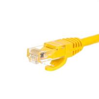 tinklo kabelis 2m - Netrack CAT 6 UTP Patch Cable Yellow 2m - 3 nuotrauka