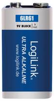 baterija 9v - LogiLink Alkaline Battery Block 9V 6LR61 - 1 nuotrauka