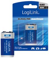 baterija 9v - LogiLink Alkaline Battery Block 9V 6LR61 - 3 nuotrauka