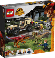 lego jurassic world - LEGO Jurassic World - Pyroraptor and dilophosaurus-transport 76951 - 10 nuotrauka