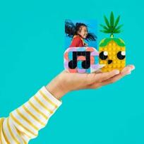 lenta vaikai - LEGOvBricks DOTS Pineapple Photo Holder and Mini Board 30560  - 4 nuotrauka