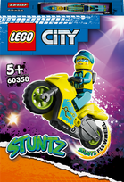 LEGO City Kibernetinis kaskadinis motociklas 60358