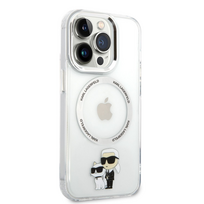 telefono deklas iphone 14 pro max - Dėklas Karl Lagerfeld KLHMP14XHNKCIT, Apple iPhone 14 Pro Max, skaidri - 4 nuotrauka