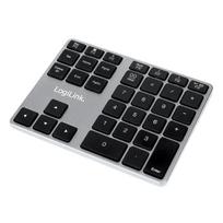 bluetooth skaiciu klaviatura - LogiLink ID0187  - Aliuminio - 1 nuotrauka