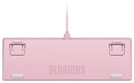 rozine klaviatura - Glorious GMMK 2 Glorious Fox Linear EN, rožinė - 2 nuotrauka