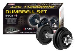 surenkami hanteliai - HMS SG03 10kg surenkamas svarmuo - 2 nuotrauka