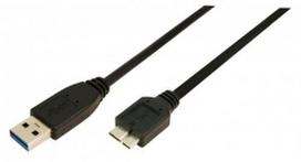 usb b male usb 3.0 - Kabelis Logilink, USB 3.0 A male / Micro USB B male, 1 m - 1 nuotrauka
