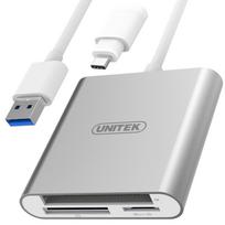 sd kortele to usb - UNITEK Y-9313D Unitek USB3.0 to Multi-In-One Aluminium Y-9313D - 3 nuotrauka