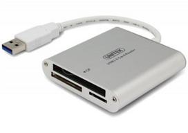 card reader 3.2 - UNITEK Y-9313 Unitek USB3.0 to Multi-In-One Aluminium Card Reader Y-9313 - 4 nuotrauka