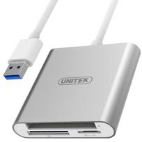 card reader 3.2 - UNITEK Y-9313 Unitek USB3.0 to Multi-In-One Aluminium Card Reader Y-9313 - 5 nuotrauka