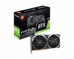 3060 rtx vaizdo plokste - MSI GEFORCE RTX 3060 VENTUS 2X 12G OC - 5 nuotrauka