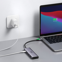 ugreen hdmi usb c hub - HUB USB Ugreen 1x SD 1x USB-C 1x TF + 2x USB-A 3.2 Gen1 (60384) - 6 nuotrauka