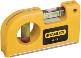 magnetai - Kišeninis gulsčiukas STANLEY, 85 x 47 mm, su magnetu - 2 nuotrauka