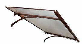 polikarbonatino stogelis - Stogelis STARKEDACH, tiesus, 30 x 100 x 160 cm, rudos sp. - 1 nuotrauka