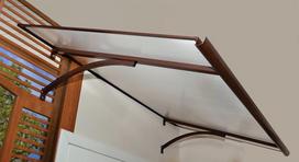 polikarbonatino stogelis - Stogelis STARKEDACH, tiesus, 30 x 100 x 160 cm, rudos sp. - 2 nuotrauka