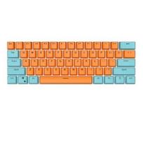  Royal Kludge OEM PBT Keycaps 104 pcs Qingcheng, mėlyna/oranžinė