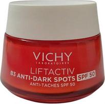 kremas nuo pigmentiniu demiu - Vichy Liftactiv B3 Anti-Blemish SPF50, 50 ml - 1 nuotrauka