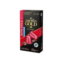 Aroma Gold Nota Viola Decaffeinato kavos kapsulės be kofeino, 10 kapsulių