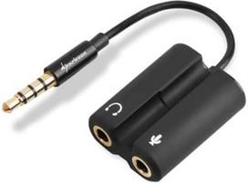 adapteris 3.5mm 2 x 3.5mm -  Sharkoon PMP35, 0.12 m - 1 nuotrauka