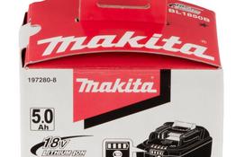 akumuliatorius 8 ah 18v - Makita BL1850B, 18V, 5.0Ah, Li-ion - 8 nuotrauka