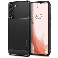 telefonai - Spigen "Rugged Armor Case Galaxy S22" Matte black - 1 nuotrauka