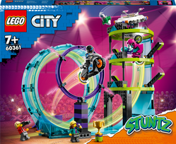 LEGO CITY Didžiausias motociklininkų kaskadininkų iššūkis 60361