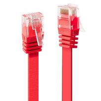 tinklo kabeliai utp cat 6 - LINDY CAT6 U/UTP 5M/RED 47514  - 1 nuotrauka