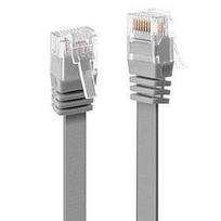 tinklo kabeliai utp cat 6 - LINDY CAT6 U/UTP 3M/GREY 47493  - 1 nuotrauka