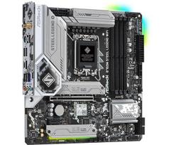 b760 - ASRock B760M Steel Legend WiFi, Micro ATX, LGA1700, DDR5 - 6 nuotrauka