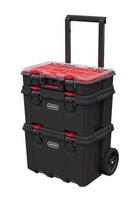 keter irankiu dezes - Set of 3 Stack "N "Roll boxes KETER 250927 - 1 nuotrauka