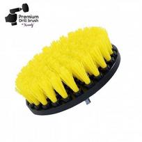 Drill Brush by Kornely suktuvams - vidutiniškai minkštas, geltonas, 13 cm