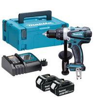 suktuvas makita - Suktuvas-gręžtuvas Makita DDF458RTJ; 18 V; 2x5,0 Ah akum. - 1 nuotrauka