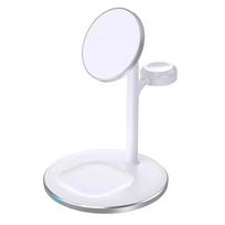 belaidis pakrovejas stovas - Choetech 15W 3 in 1 Wireless Charger T585 F - 2 nuotrauka