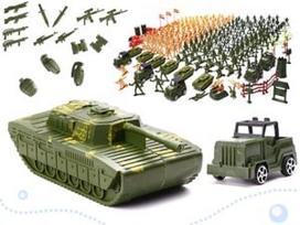 karo figurele - Rinkinys Soldiers Military Base IKONKX6188 - 1 nuotrauka