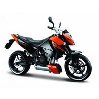 motociklo modelis - Maisto KTM 690 Duke, juoda/oranžinė - 1 nuotrauka