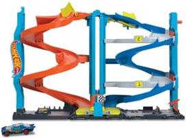 hot wheels trasos - Mattel Hot Wheels Transforming Race Tower HKX43 - 1 nuotrauka