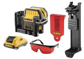 Kryžminis lazerinis nivelyras DeWalt DCE0822D1R; raudonas