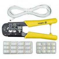 rj45 reples - Antgalių užspaudimo replės VOREL, antgaliams RJ11/RJ45 - 1 nuotrauka