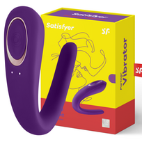 analiniai vibratoriai - Satisfyer Double Classic - 1 nuotrauka