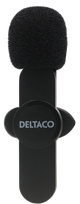 DELTACO USB-C/Lightning, juodas / VLOG-100