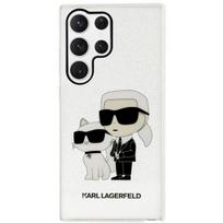 Karl Lagerfeld "IML Glitter Karl and Choupette NFT Case Galaxy S23 Ultra" Transparent