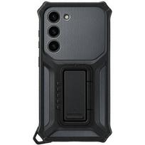 samsung galaxy s23 deklas rugged - Samsung "Protective Standing Cover Galaxy S23 (EF-RS911CBE)" Titan - 1 nuotrauka