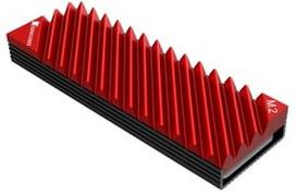 radiatorius ssd -  Jonsbo M.2-3 RED - 1 nuotrauka